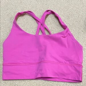 Pink Strappy Sports Bra lululemon